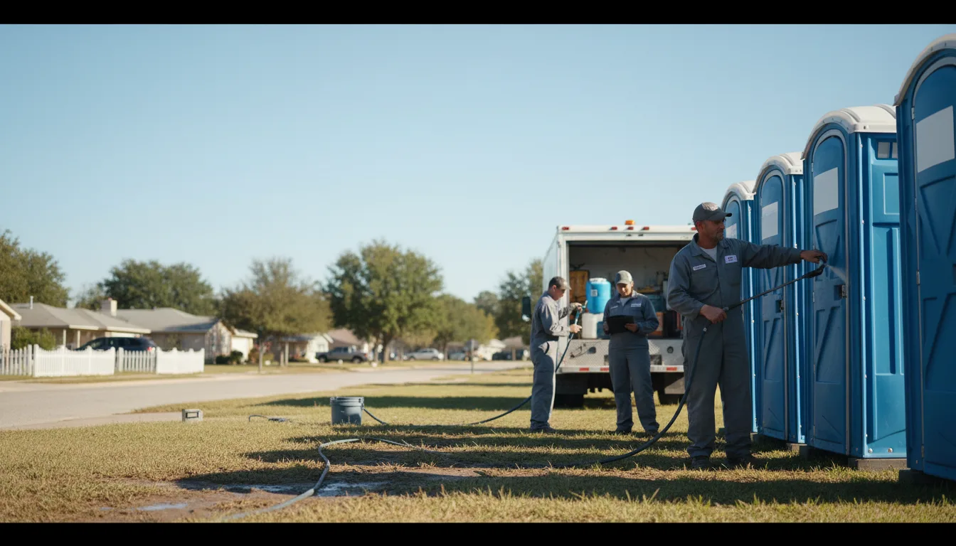Long-Term Portable Toilet Rental in Reynolds, ND near me